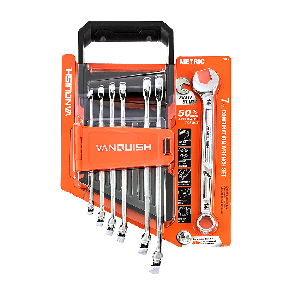 Vanquish 1953 7 pc. Metric Combination Wrench Set