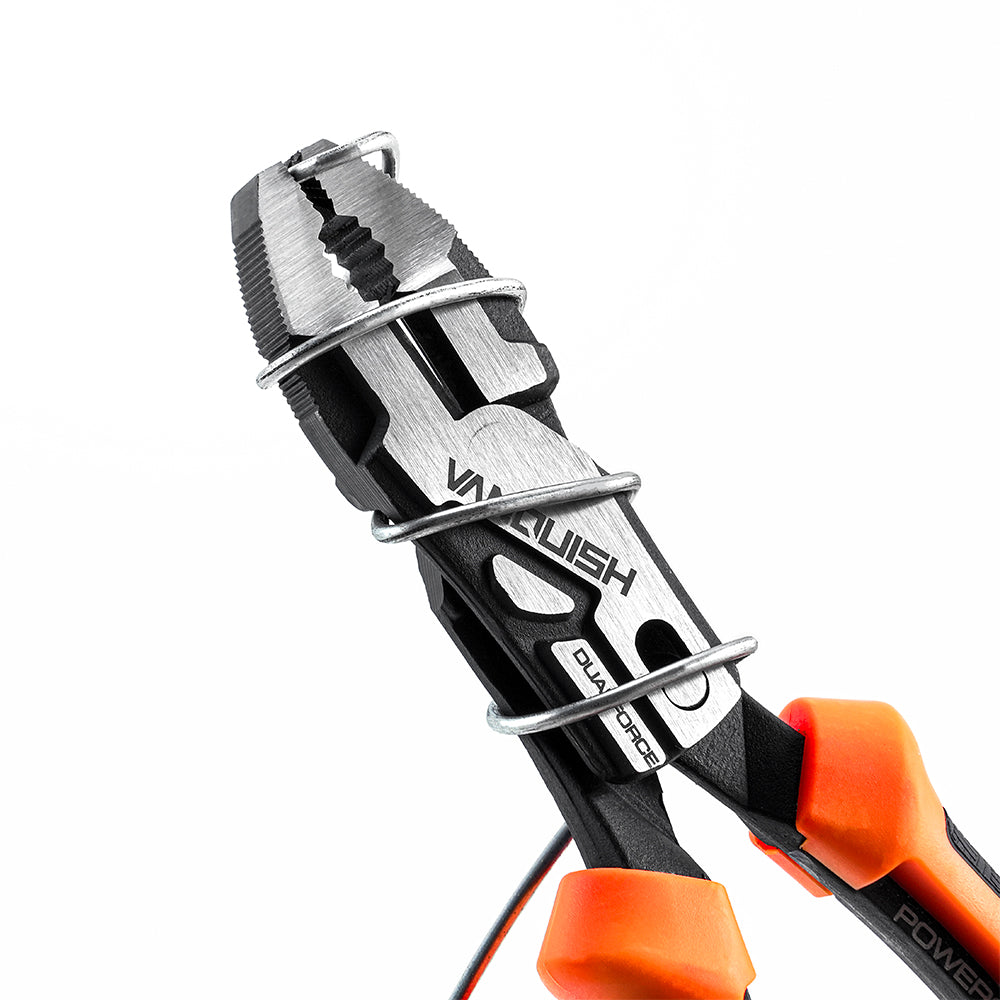 Vanquish 3014 8-1/2 in. Dual-Pivot Linemans Plier