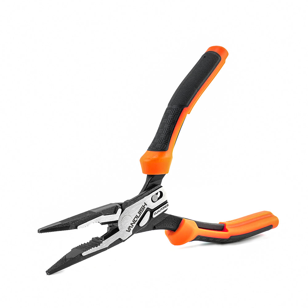 Vanquish 3016 8 in. Dual-Pivot Long Nose Plier
