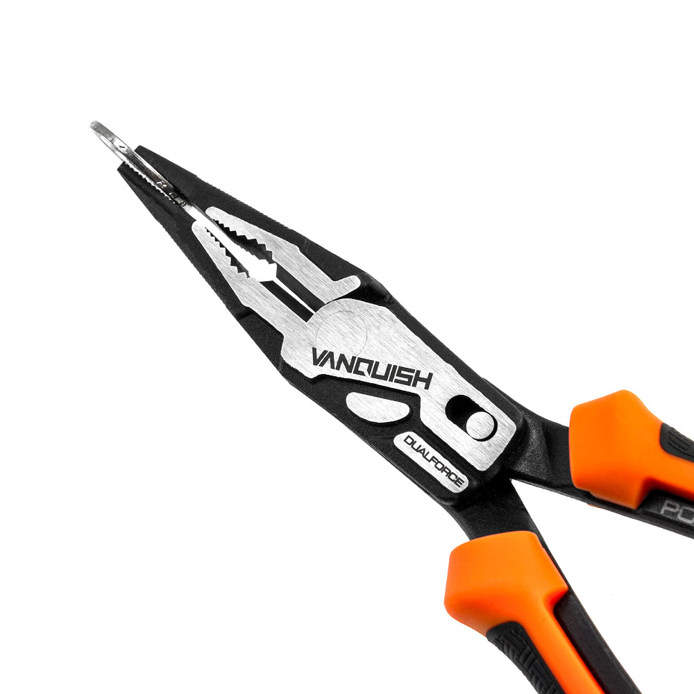 Vanquish 3016 8 in. Dual-Pivot Long Nose Plier