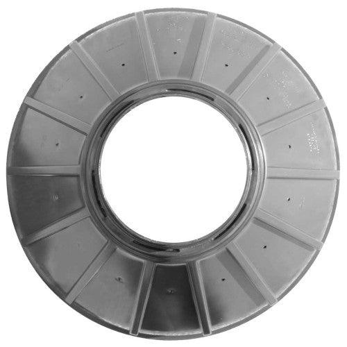 Bigfoot Systems BF24 24 in. footing form base, top plan ecommerce view showing tube adaptor rings