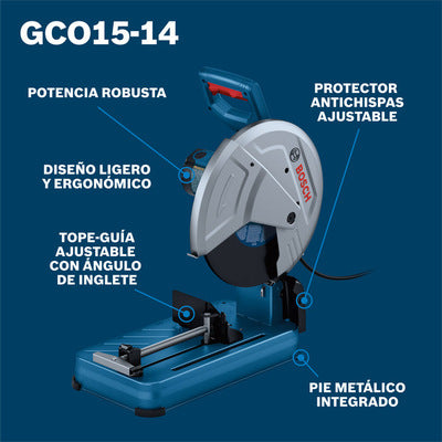 Bosch GCO15-14 15Amp, 14 Inches Metal Cut Off Chop Saw
