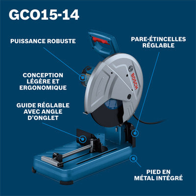 Bosch GCO15-14 15Amp, 14 Inches Metal Cut Off Chop Saw