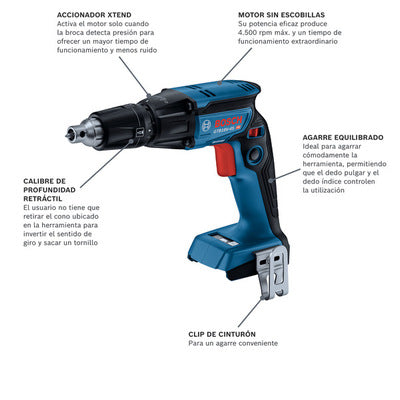 Bosch GTB18V-45N Professional Cordless Screwgun (Bare Tool)
