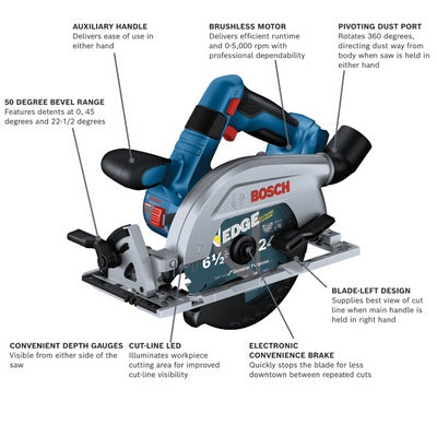 Bosch GKS18V-22LN Cordless Circular Saws (Bare Tool)