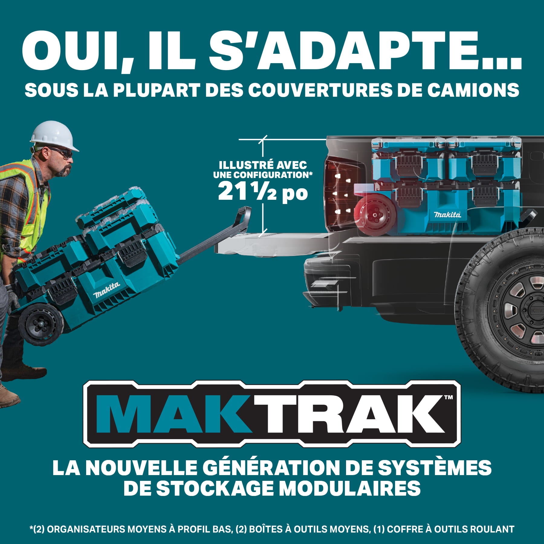 Makita Maktrak™ T-90037 Medium Tool Box