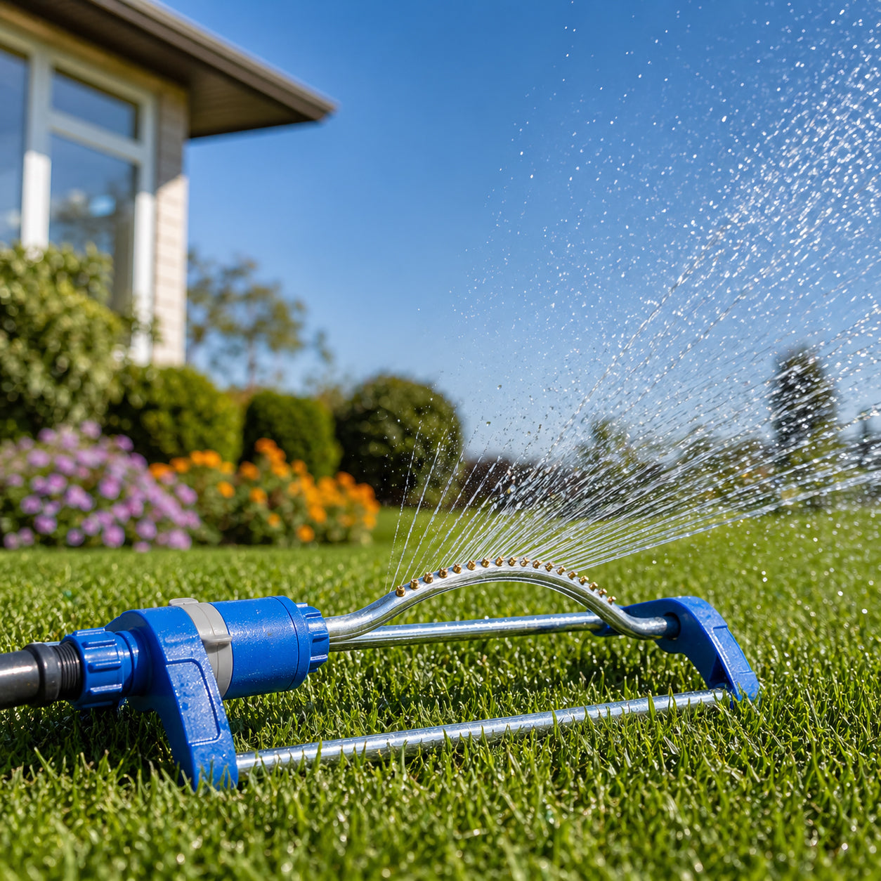 DuraDrive Aluminum Oscillating Lawn Sprinkler