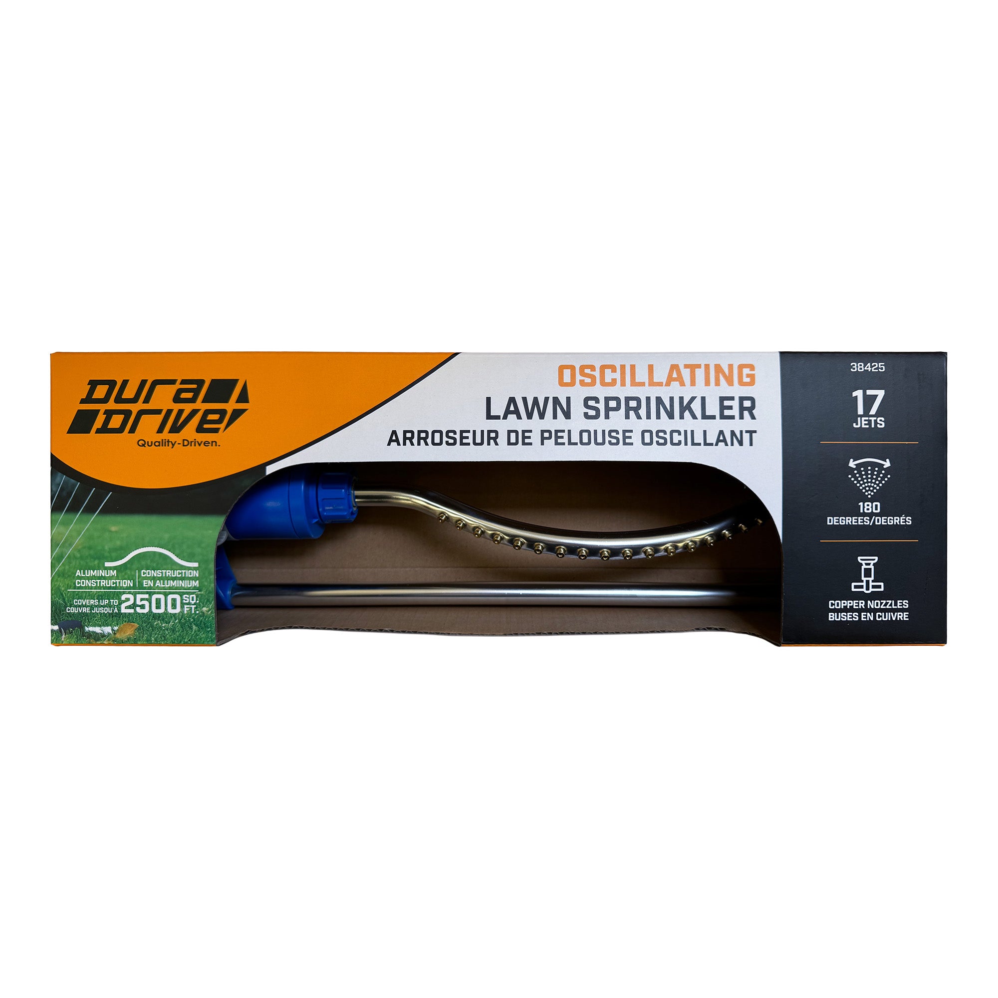 DuraDrive Aluminum Oscillating Lawn Sprinkler
