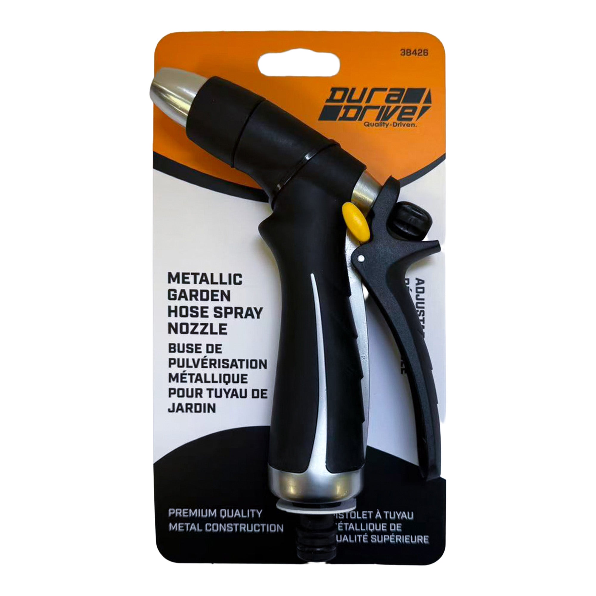 DuraDrive Metallic Garden Hose Spray Nozzle