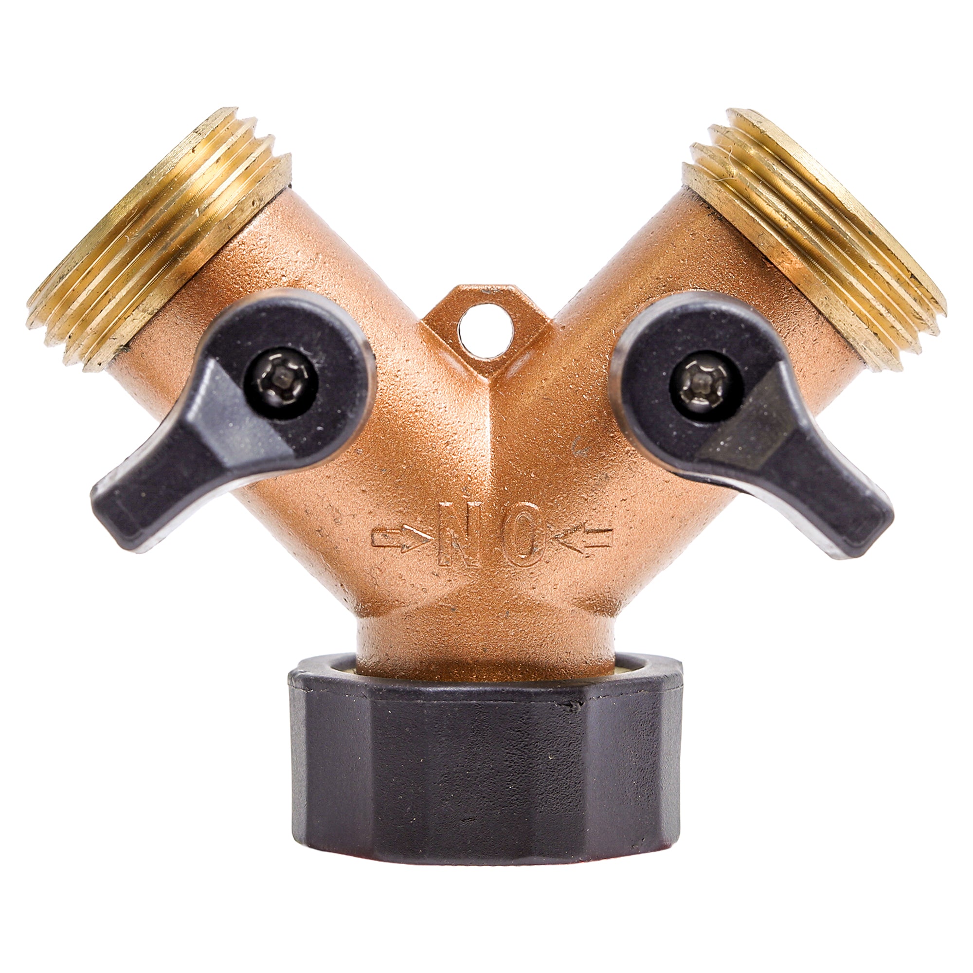 DuraDrive Y-connector 2-Valve Garden Hose Splitter