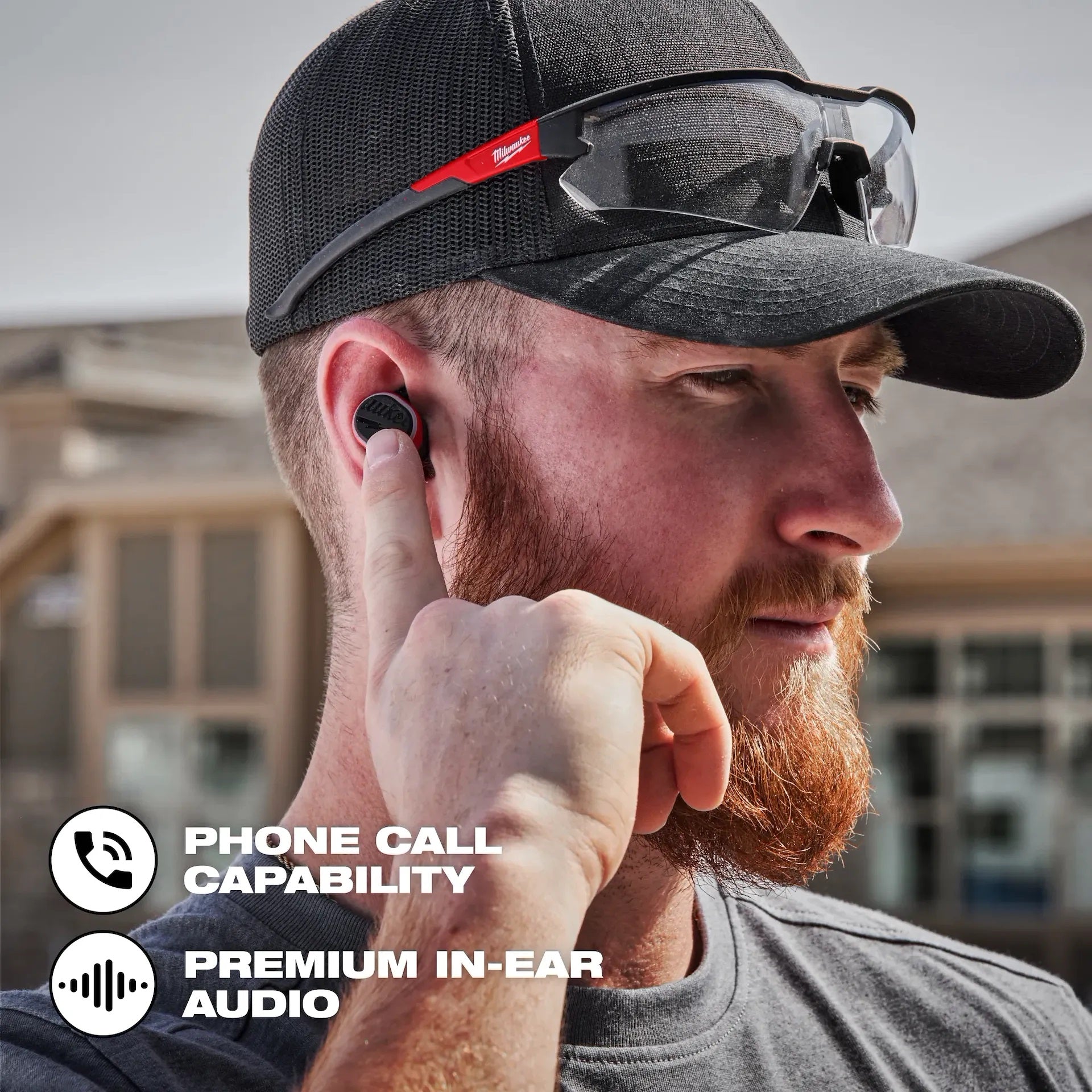 Milwaukee 2191-21 REDLITHIUM USB Bluetooth Jobsite Ear Buds