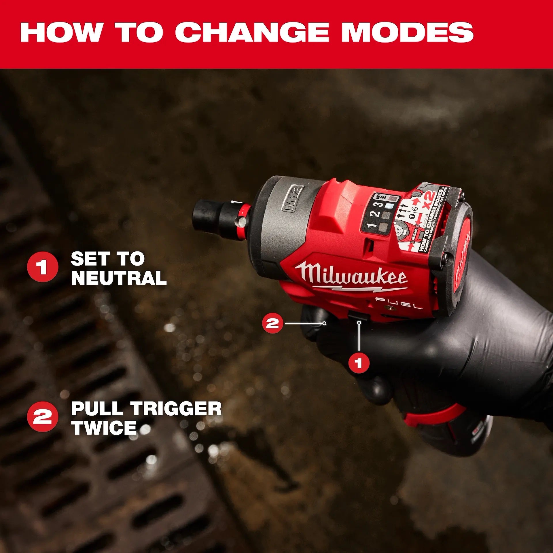 Milwaukee 3049-20 M12 FUEL 3/8in Sub-Compact Impact Wrench with Friction Ring (Tool Only)