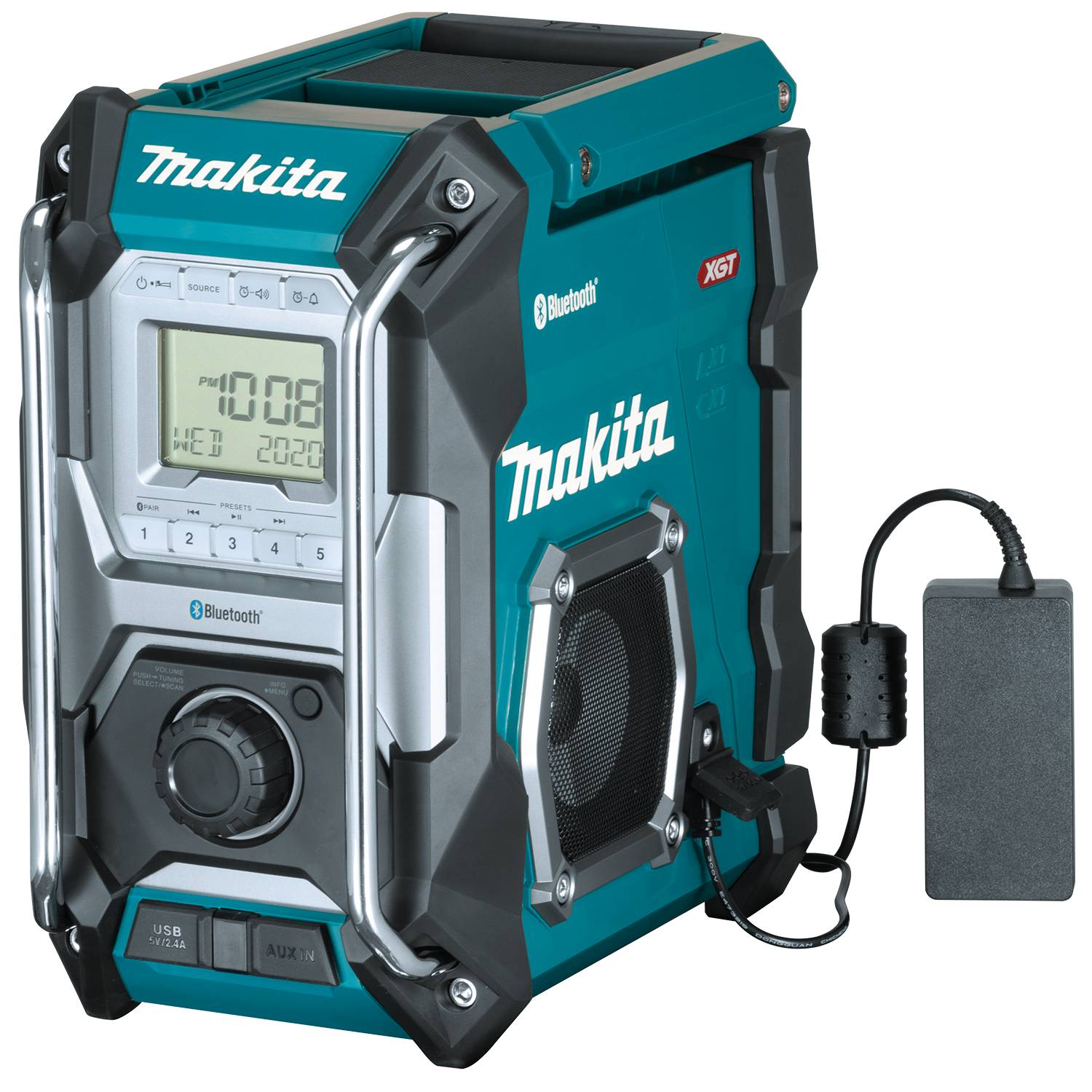 MAKITA MR002G 12/18/40V Jobsite
  Radio w/Bluetooth & USB, Tool Only