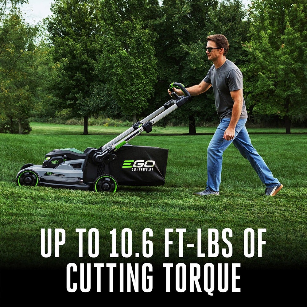 EGO LM2244SP-2 POWER+ 22 In. Self-Propelled Mower kit (w/2 x 6.0Ah Batteries)