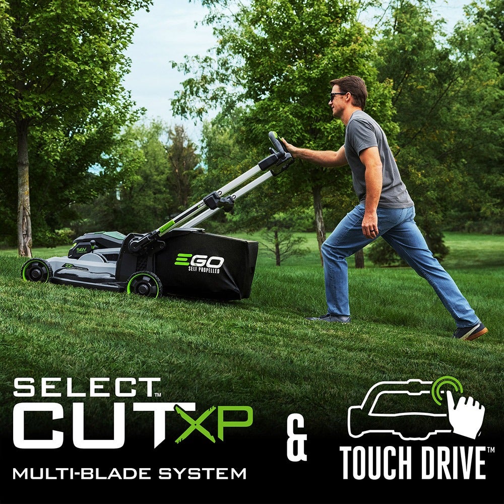 EGO LM2244SP-2 POWER+ 22 In. Self-Propelled Mower kit (w/2 x 6.0Ah Batteries)