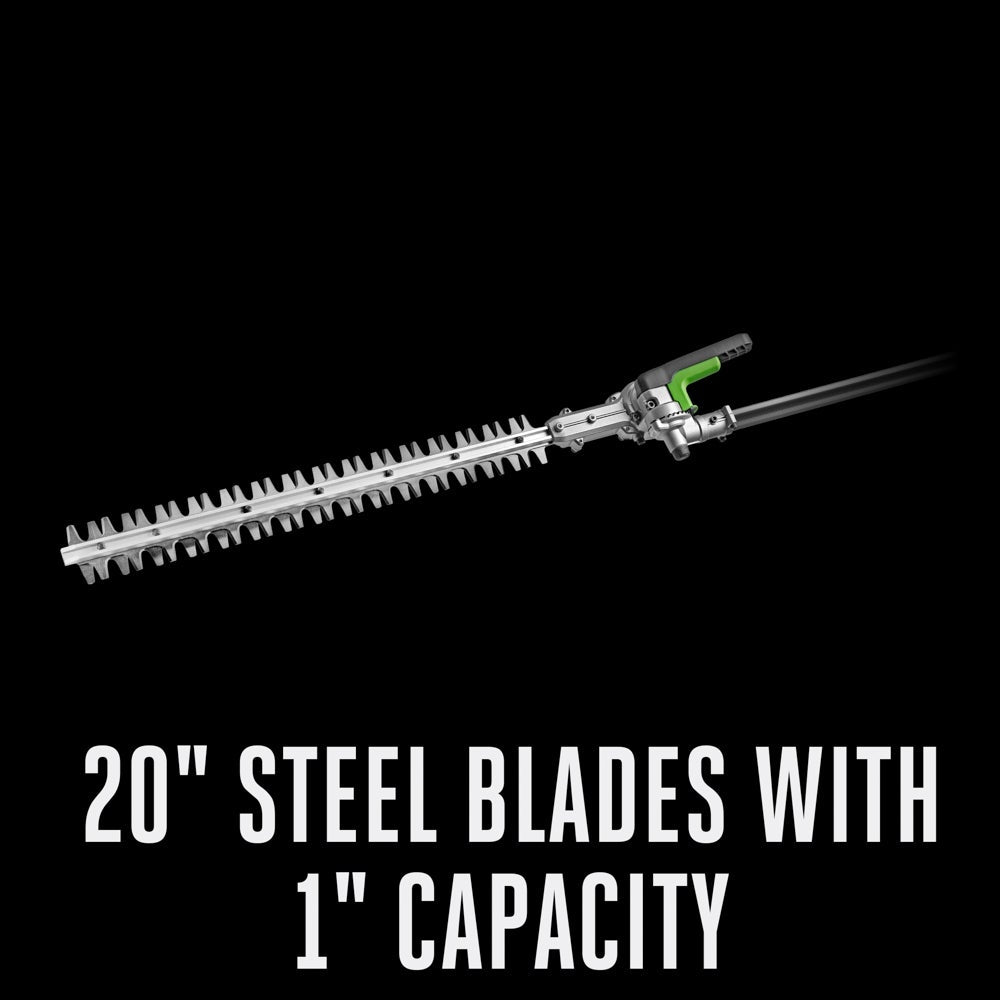 EGO HTA2020 56V POWER+ Multi-head Carbon Fiber Hedge Trimmer Attachment 20 in.