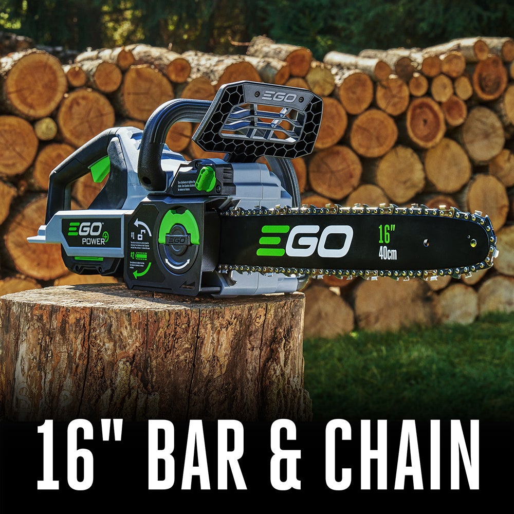EGO CS1613 56V POWER+ 16 in. Chainsaw Kit (40CC equivlant, w/2.5Ah Battery)