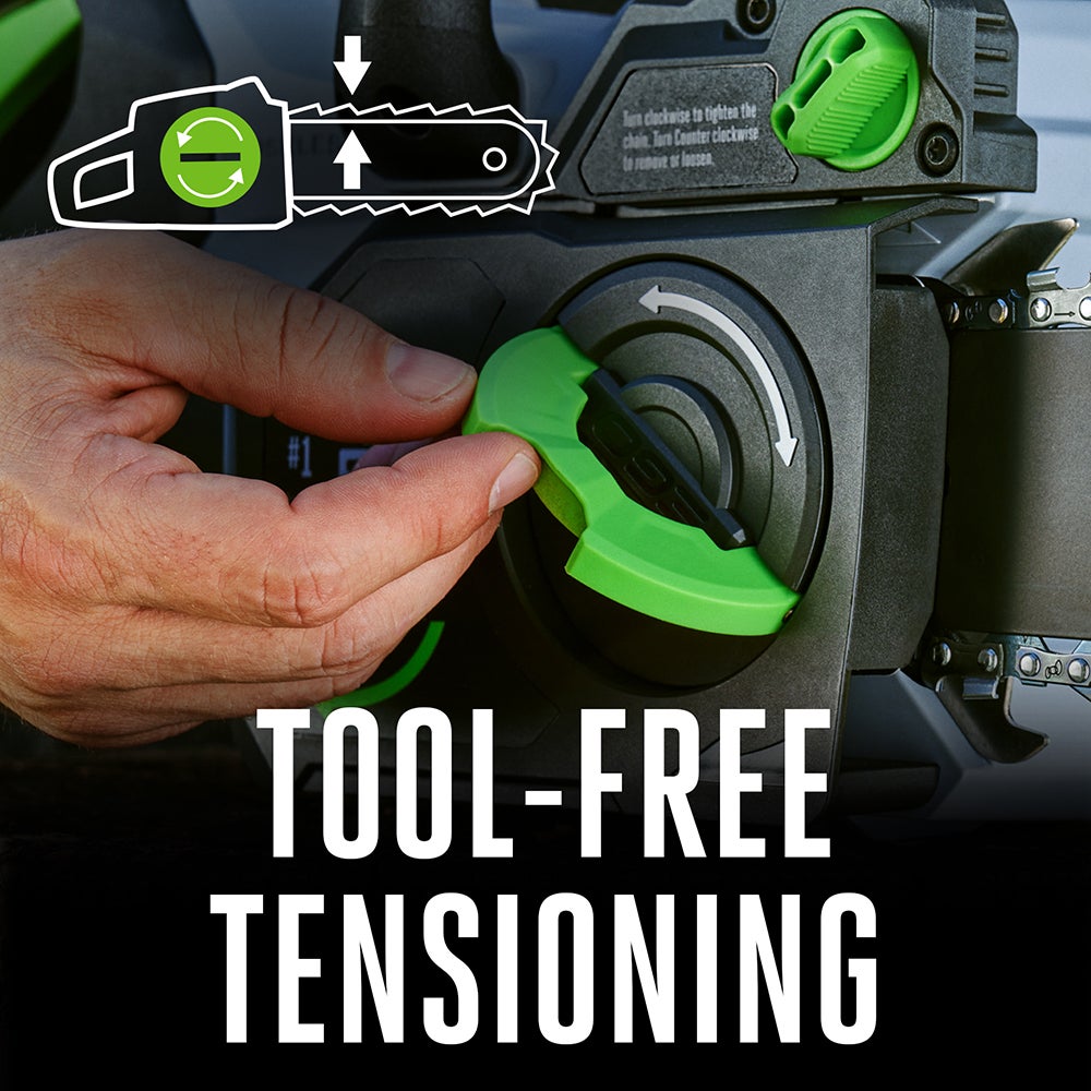 EGO CS1613 56V POWER+ 16 in. Chainsaw Kit (40CC equivlant, w/2.5Ah Battery)