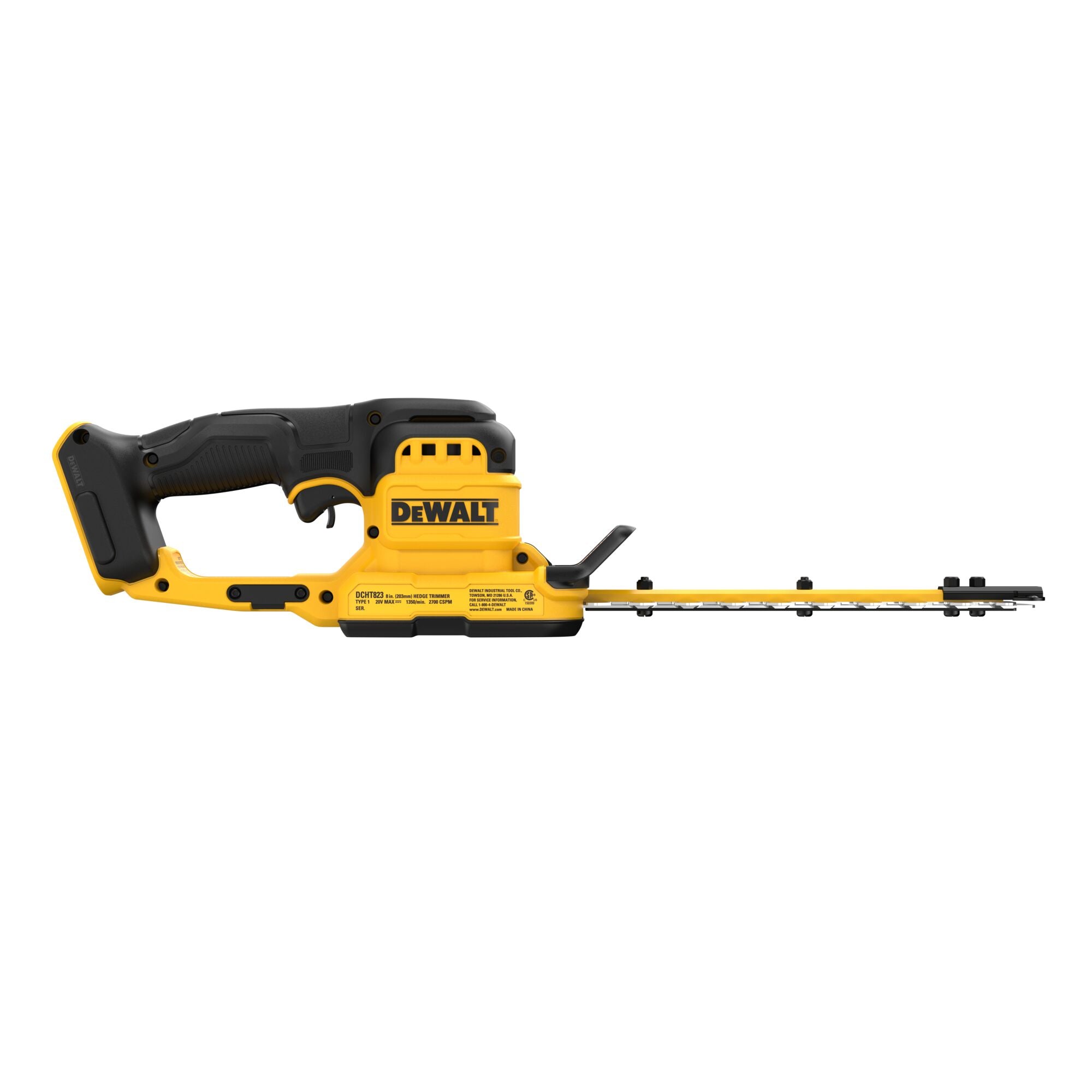 DeWalt DCHT823B 20V MAX* 8 in. Compact Hedge Trimmer (Tool Only)