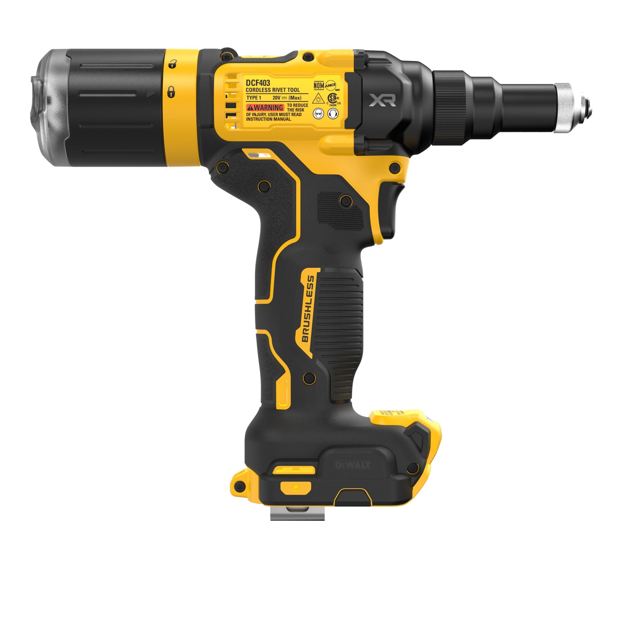 DeWalt DCF403B 20V MAX* XR Brushless Cordless 3/16 in. Rivet Tool (Tool Only)