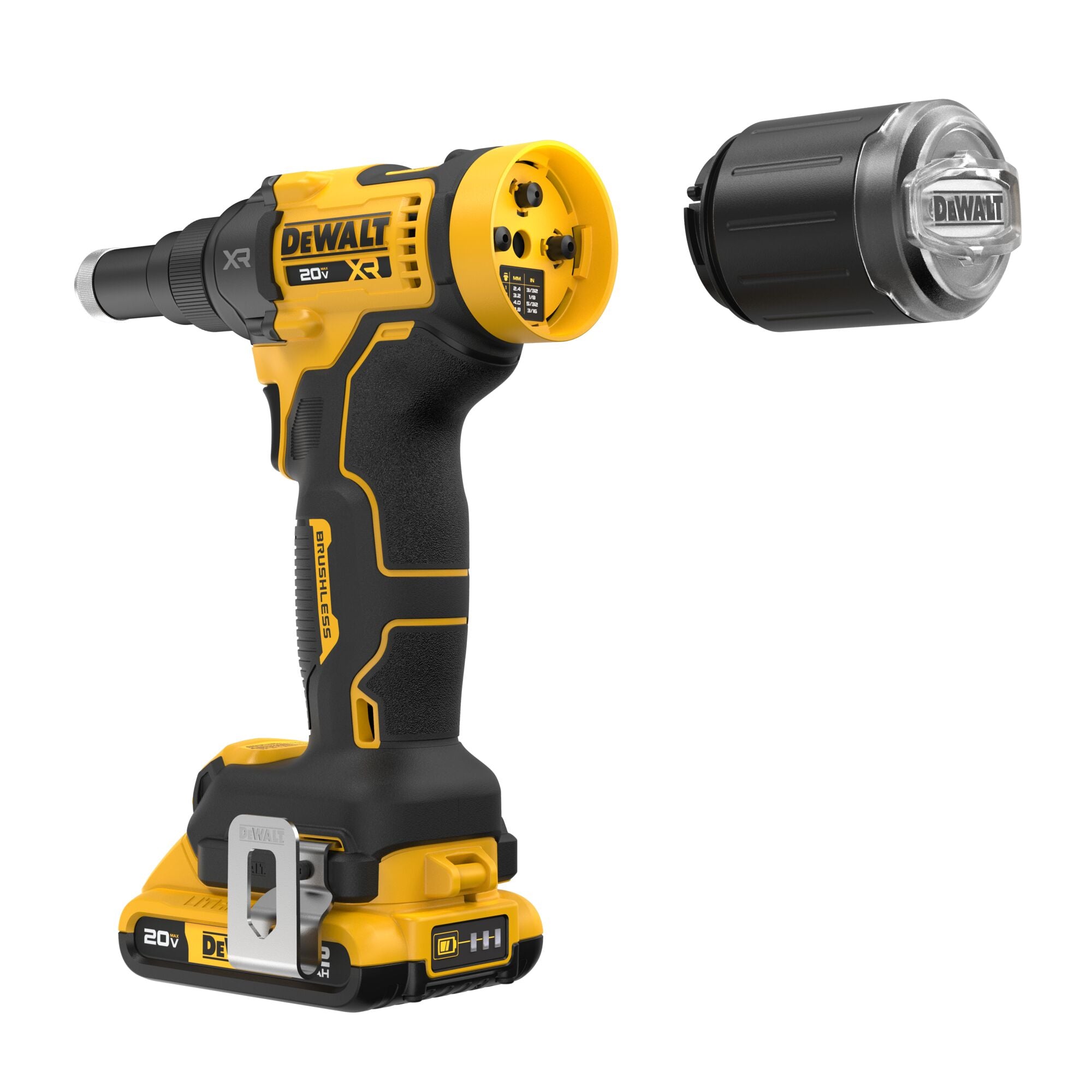 DeWalt DCF403B 20V MAX* XR Brushless Cordless 3/16 in. Rivet Tool (Tool Only)