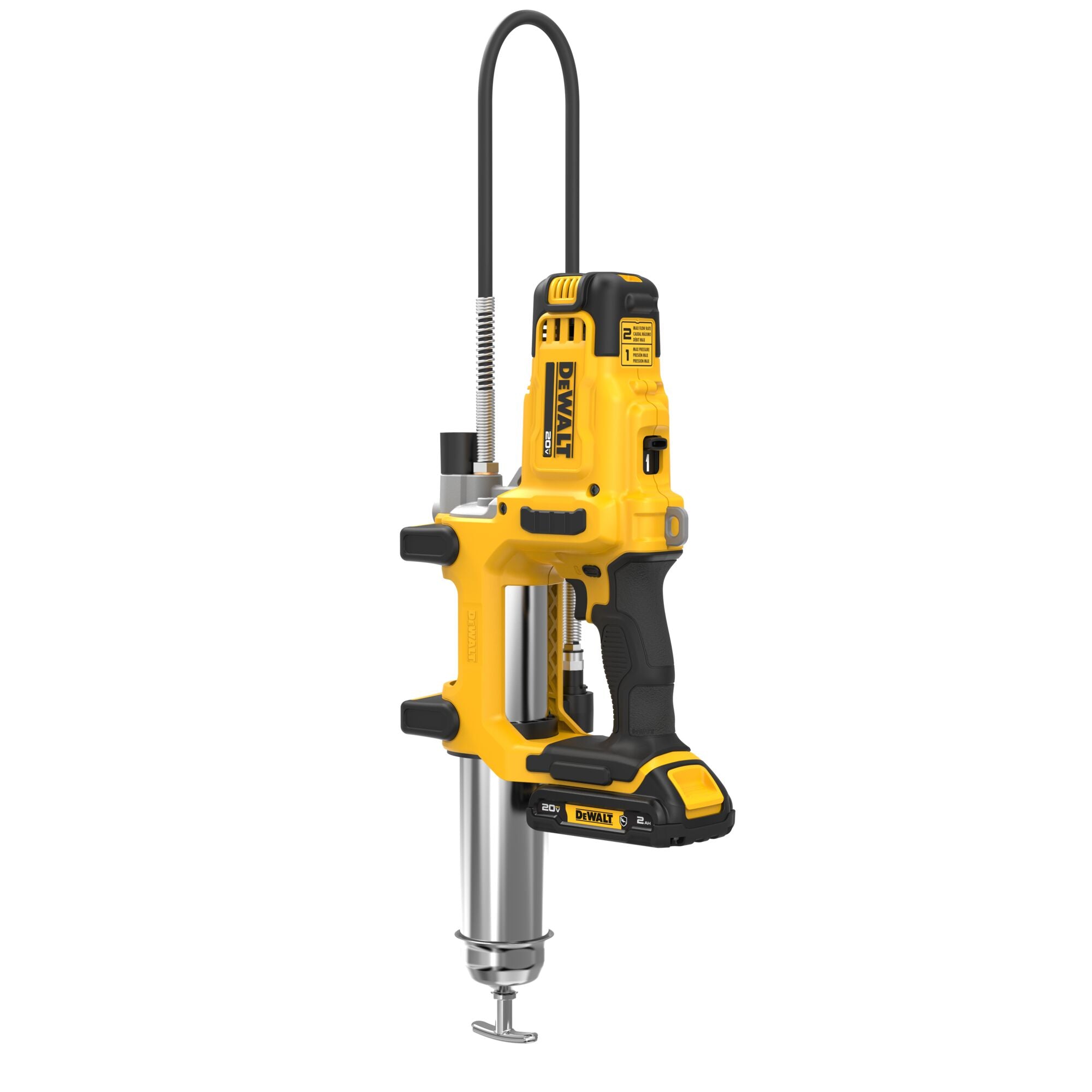 DeWalt DCGG581GD1 20V Gen2 Grease Gun Kit 2.0Ah
