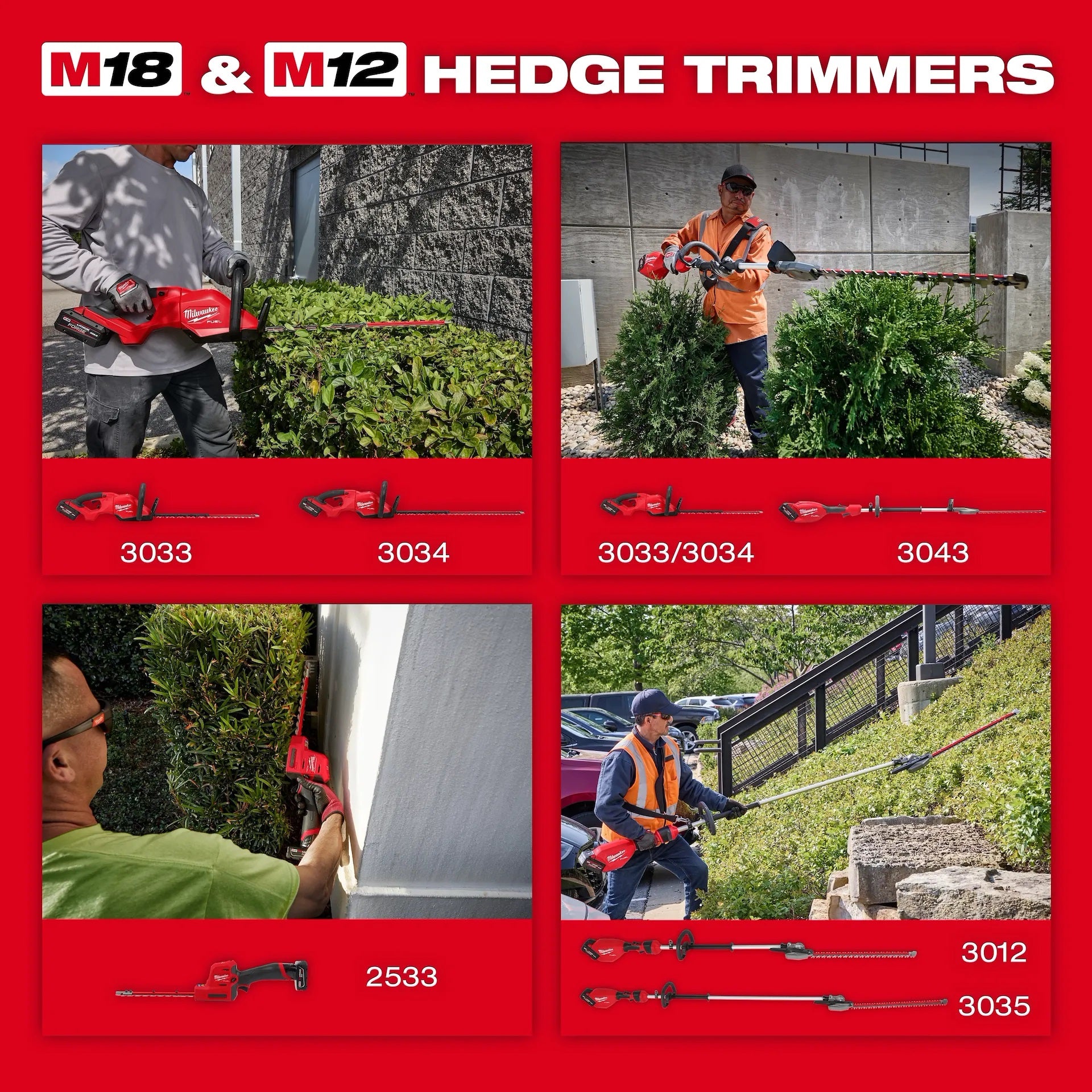Milwaukee 3033-20 M18 FUEL™ 24 in. Hedge Trimmer