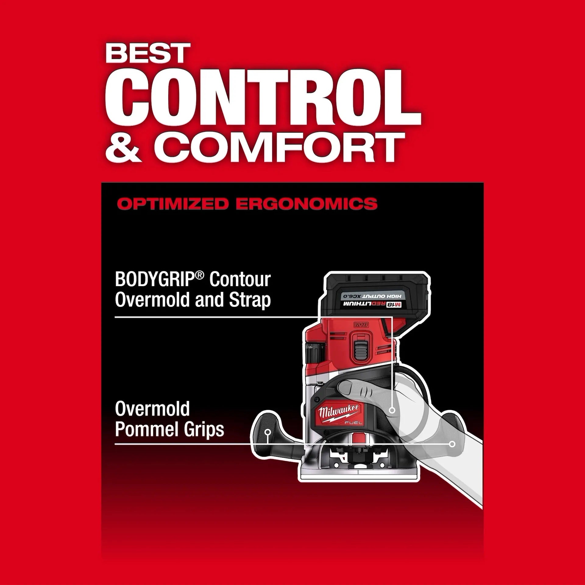 Milwaukee 2838-20 M18 Fuel Router Bare 1/2 in.