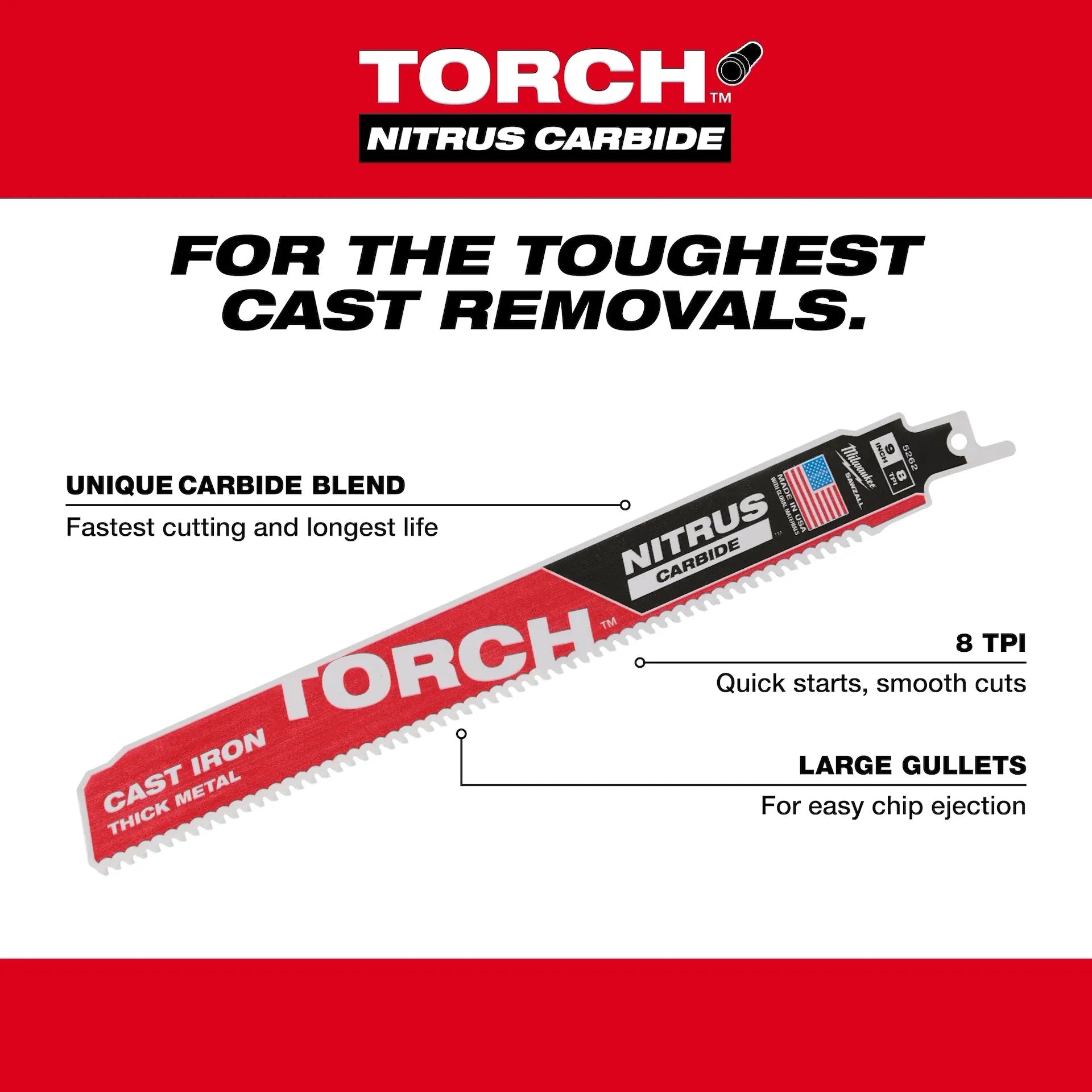 Milwaukee 49-22-5640 Packout Sawzall Blade Set 22Pc