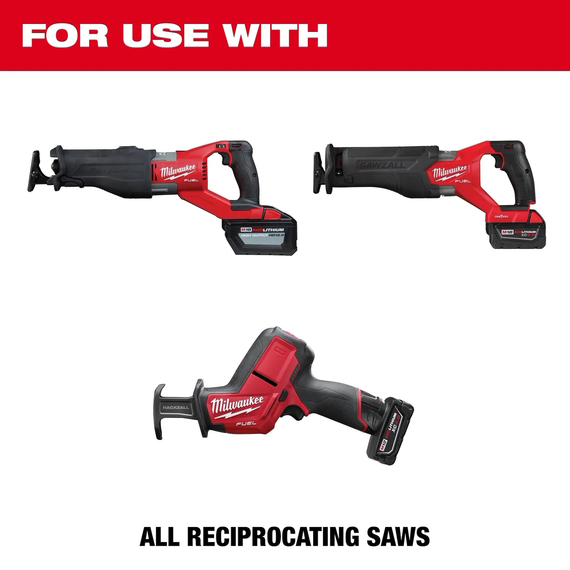 Milwaukee 49-22-5640 Packout Sawzall Blade Set 22Pc