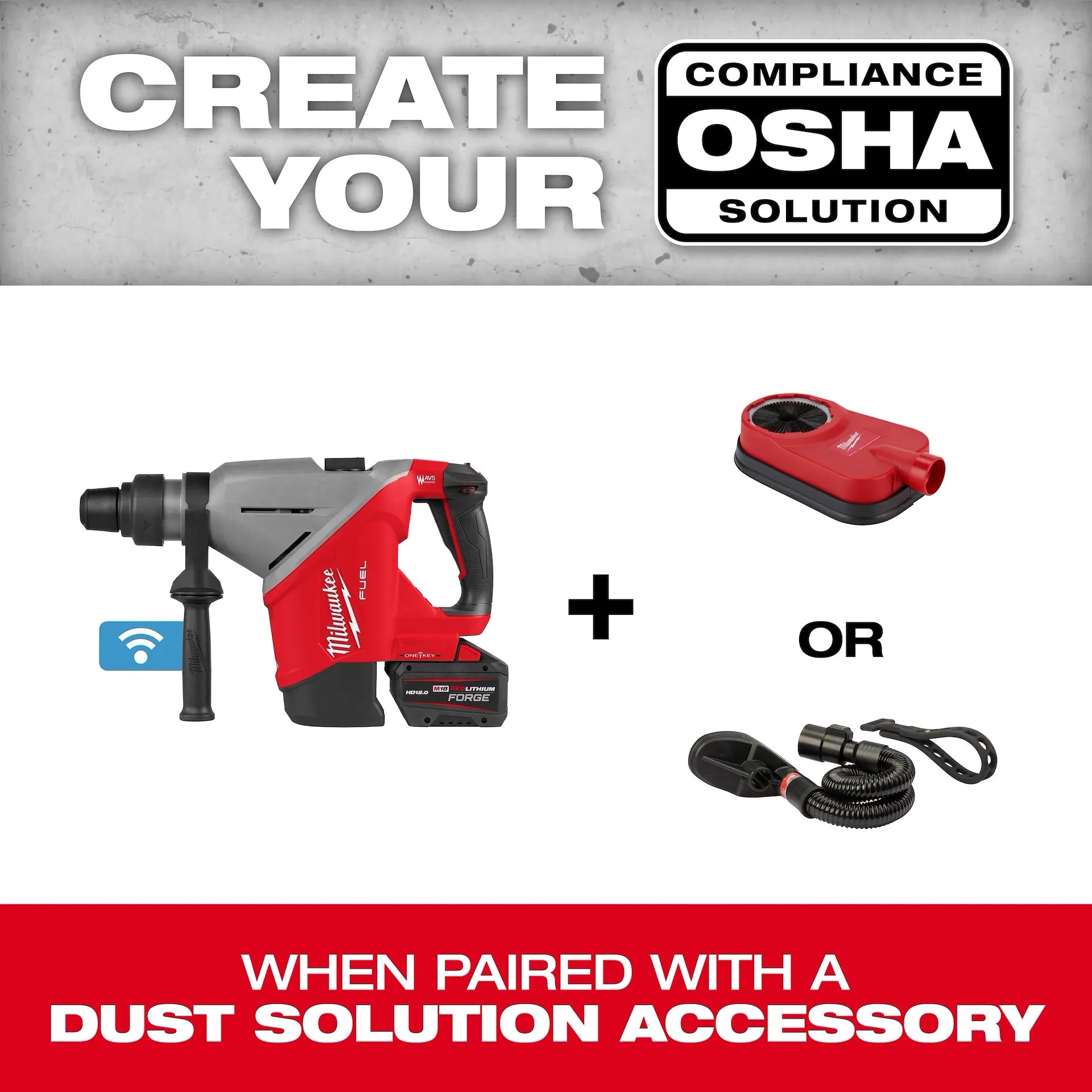 M18 FUEL™ 1-3/4 in. SDS MAX Rotary Hammer Kit w/ ONE-KEY™