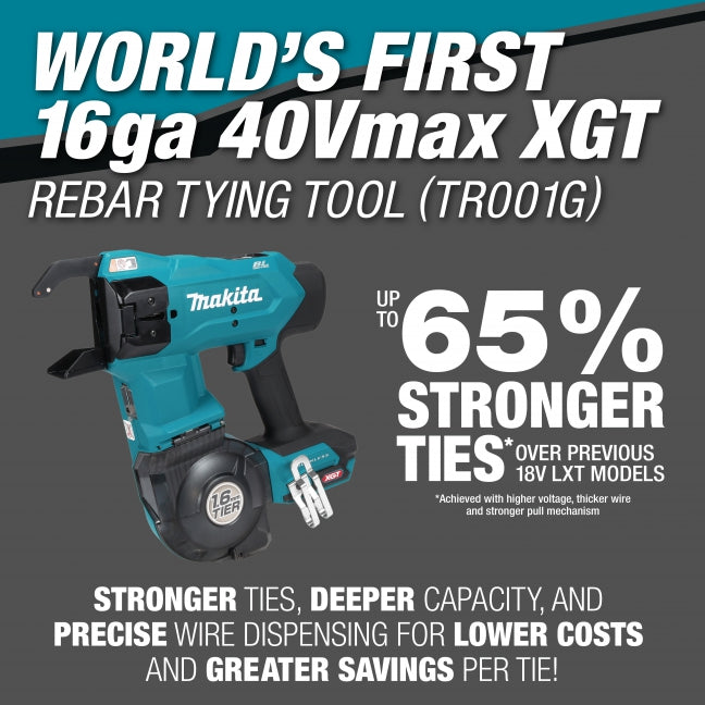 40V Max XGT Brushless Rebar
  Tying Tool Kit (2 x 2.5 Ah)