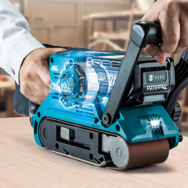 MAKITA BS001GZ 40Vmax XGT BL AWS 3 in. x 21 in. Belt Sander, Tool Only