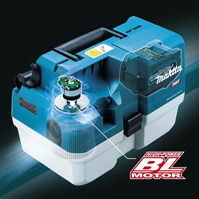 MAKITA
  VC013GLZ01 40V Max XGT BL 7.5 L Wet/Dry Vacuum Cleaner, w/AWS, Tool Only