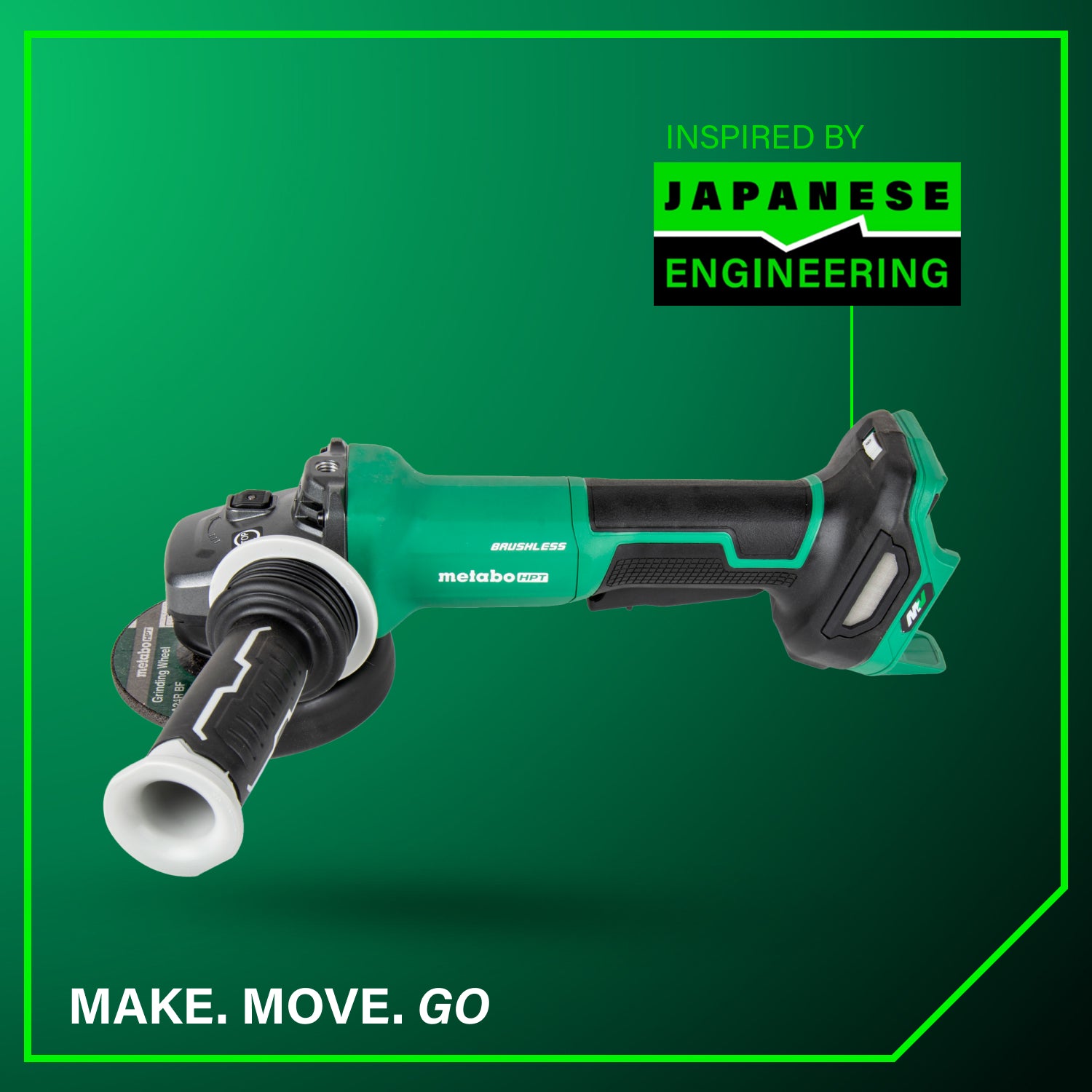METABO HPT G3615DVFQ6M  36V Vs Grinder, Paddle, Bare 4-1/2 in.-6 in.