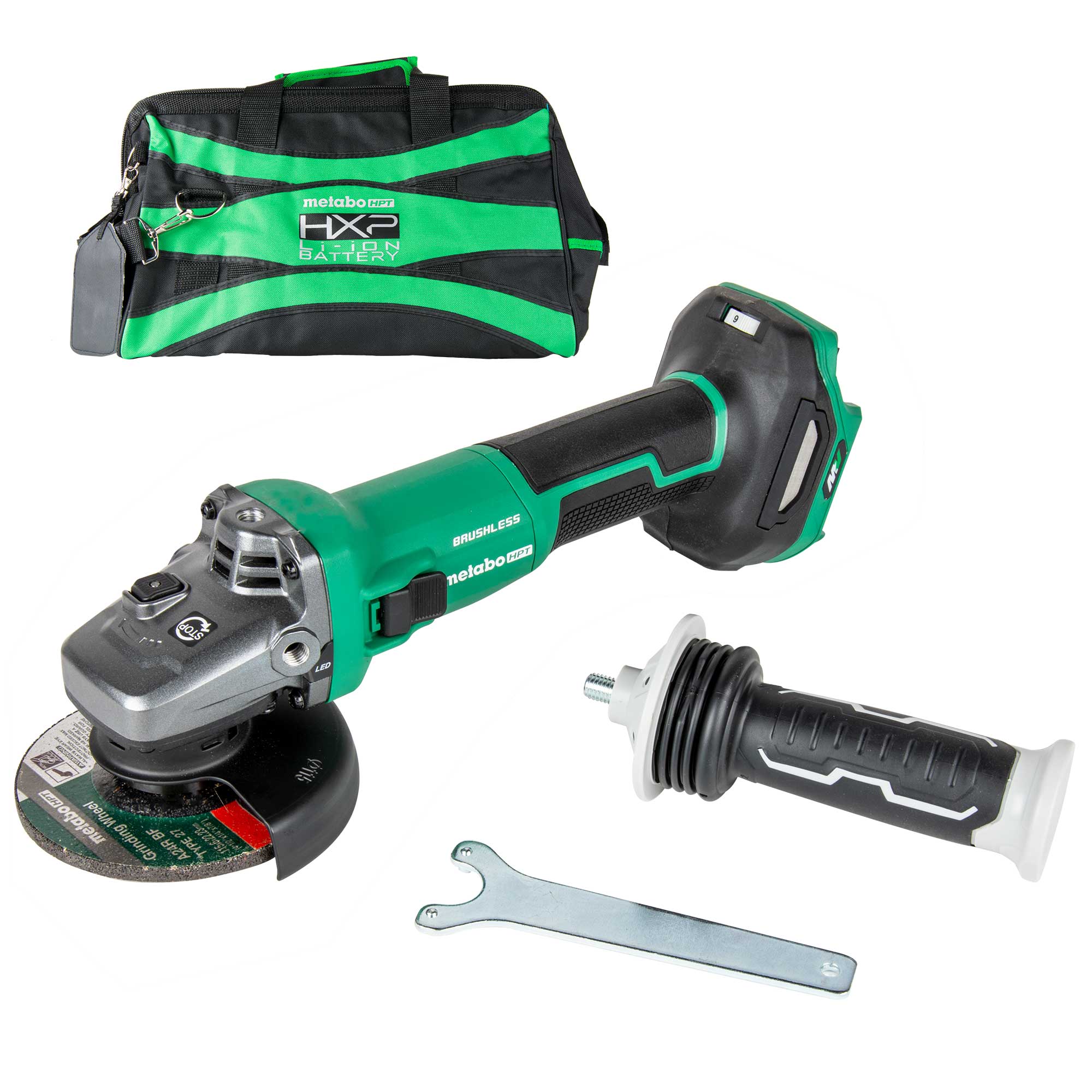 METABO HPT G3612DVEQ6M 36V Vs Grinder, Slide, Bare 4-1/2 in.