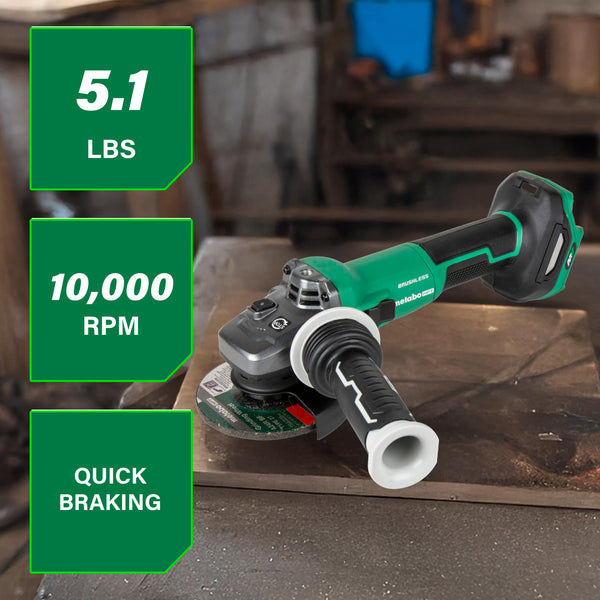 METABO HPT G3612DVEQ6M 36V Vs Grinder, Slide, Bare 4-1/2 in.
