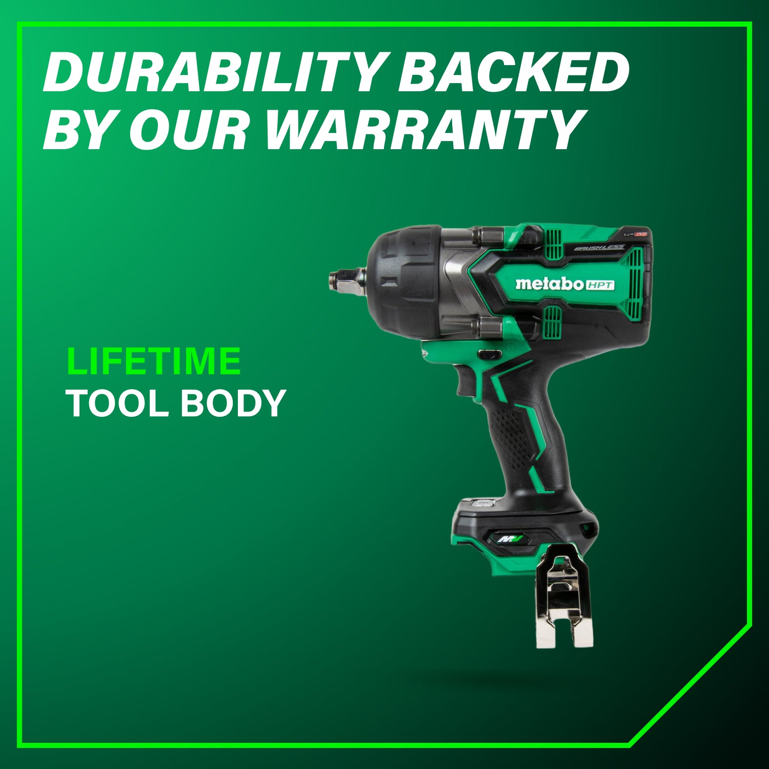 METABO HPT WR36DGQ4M 36V Mv Impact Wrench Bare 1/2 in.(1033/1475)