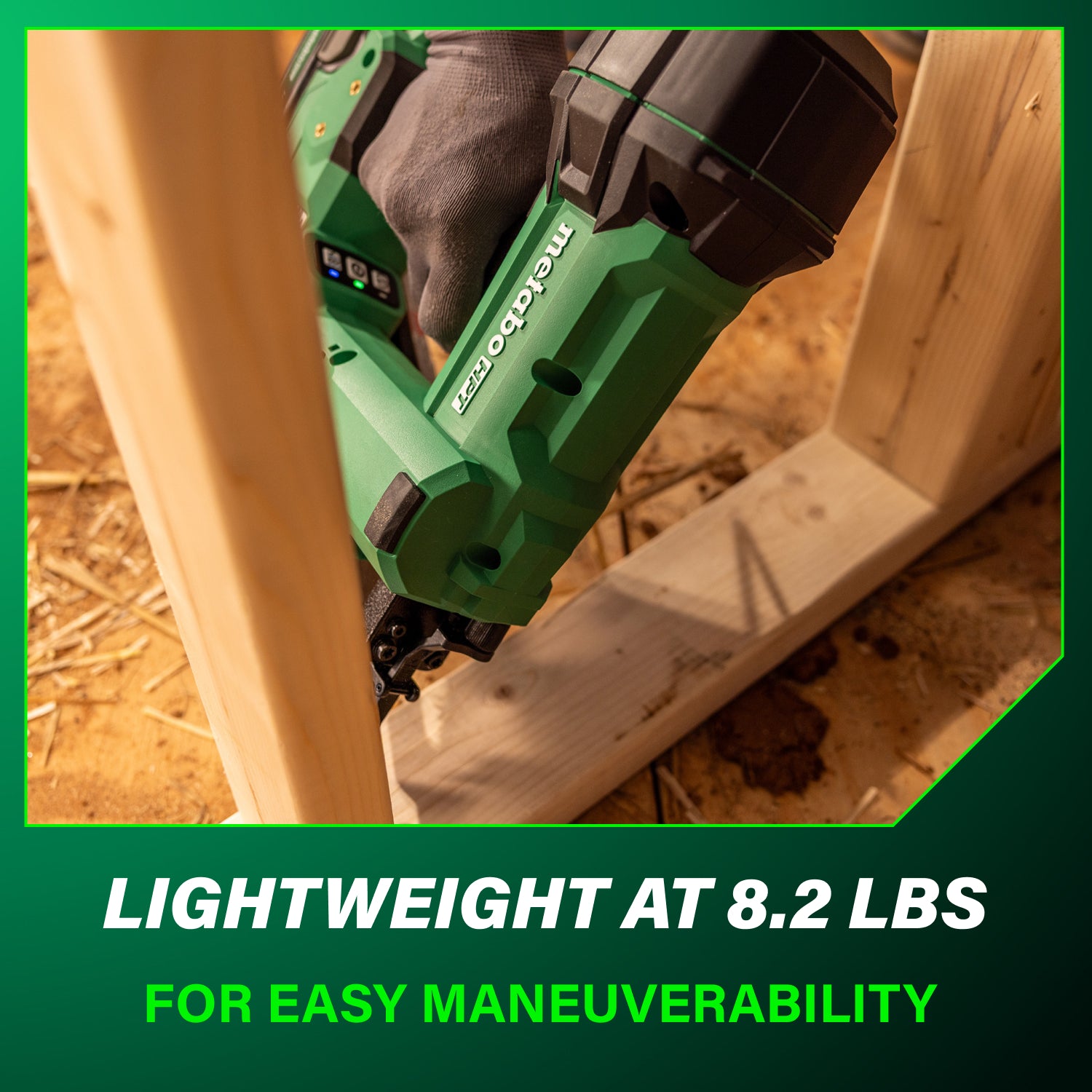 Metabo HPT NR1890DCAM 18V MultiVolt Cordless 30 Degree 3-1/2 in. Paper Tape Framing Nailer (1x4.0Ah)