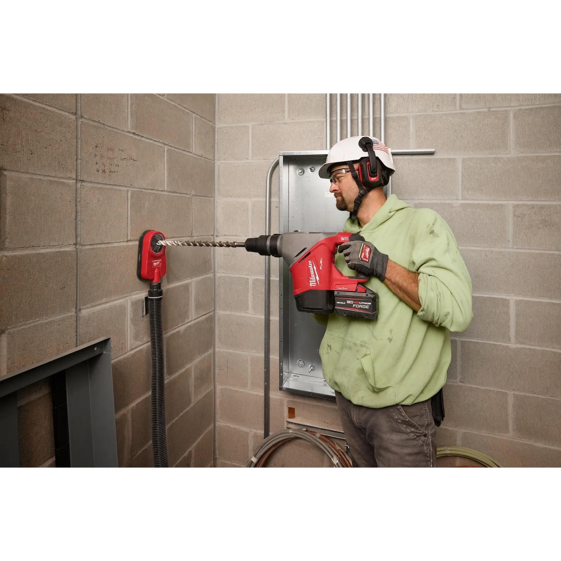 Milwaukee 2917-22HD M18 FUEL™ 1-9/16 in. SDS Max Rotary Hammer Kit w/ ONE KEY™