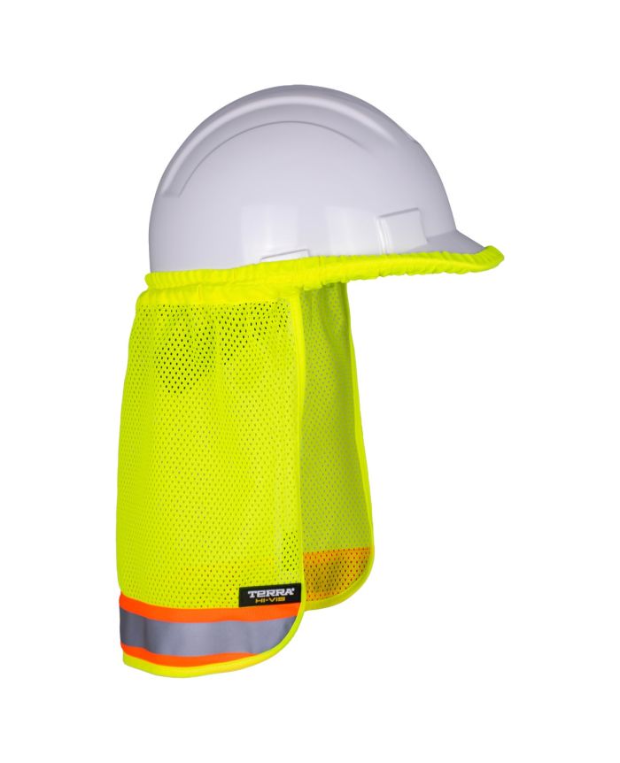 TERRA 116623 Hi-Vis Sun Shade For Hard Hat