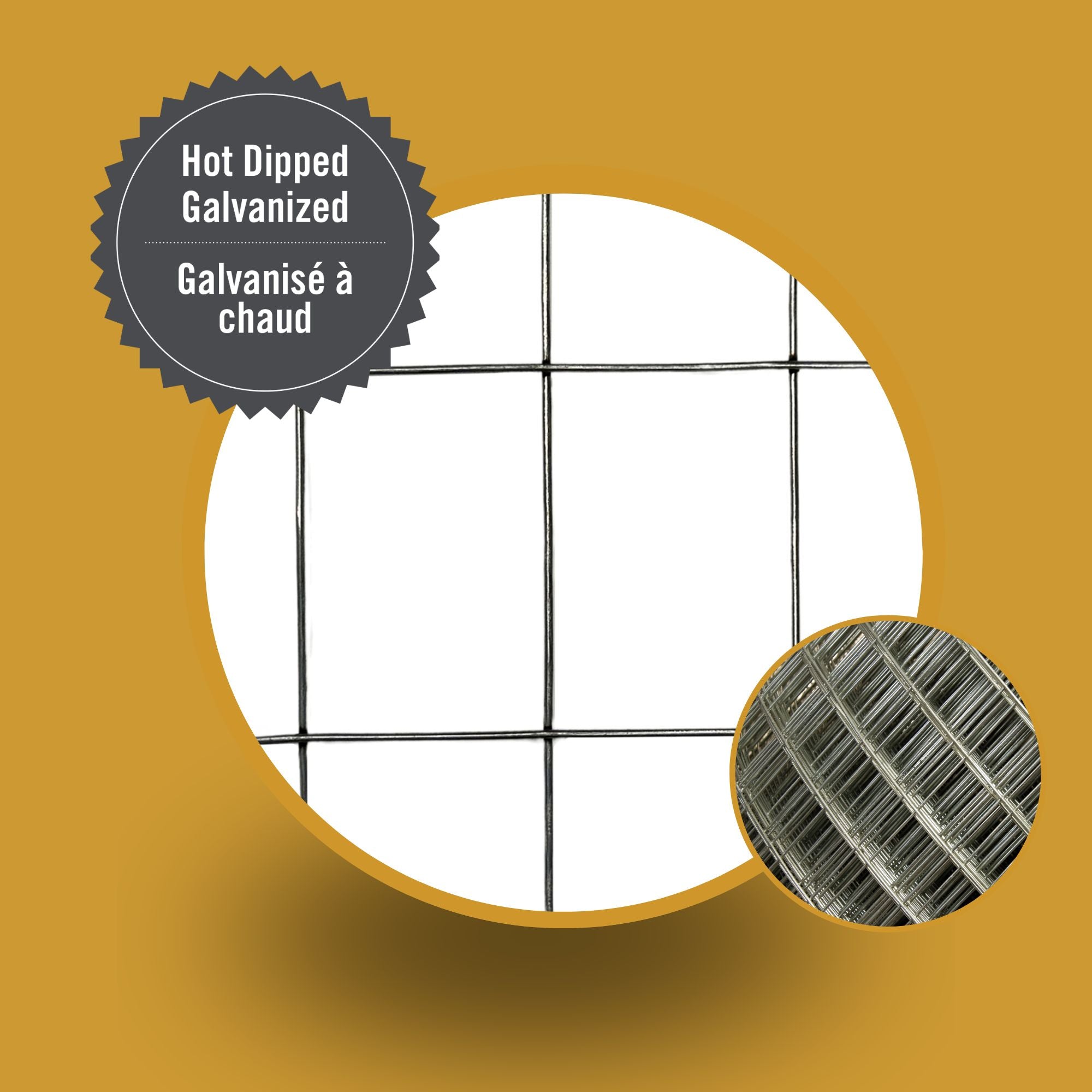Welded Wire Utility Fence Mesh - Galv. 4 ft. x 50 ft.