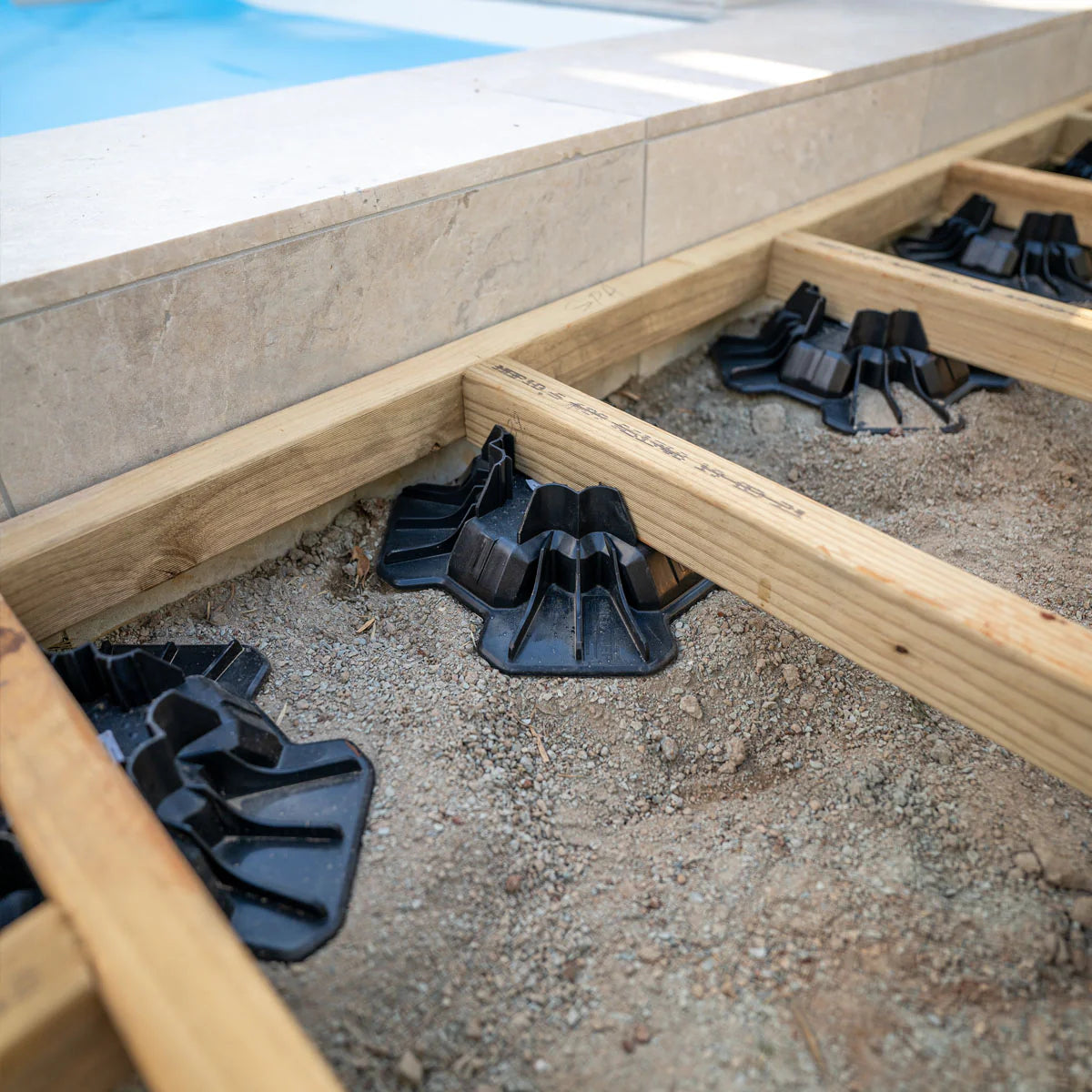 Tuffblock 12 in. x 12 in. x 3.5 in. Foundation Deck Block