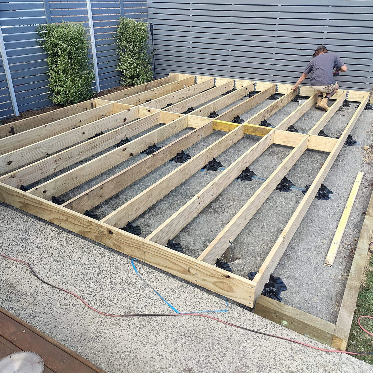 Tuffblock 12 in. x 12 in. x 3.5 in. Foundation Deck Block