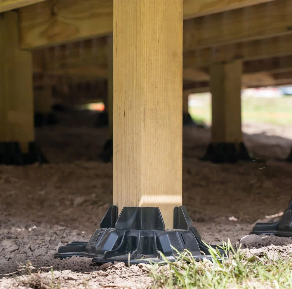 Tuffblock 12 in. x 12 in. x 3.5 in. Foundation Deck Block