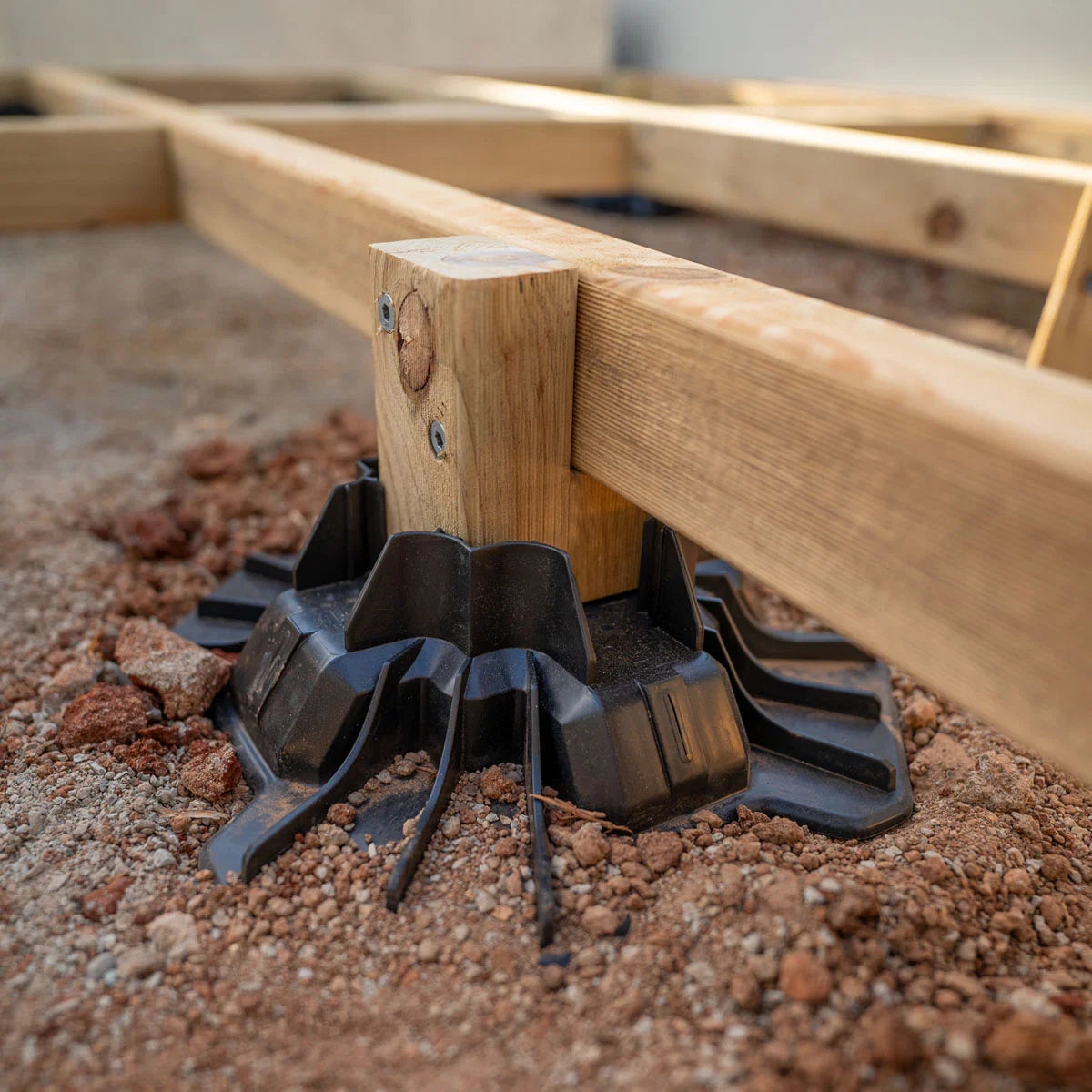 Tuffblock 12 in. x 12 in. x 3.5 in. Foundation Deck Block