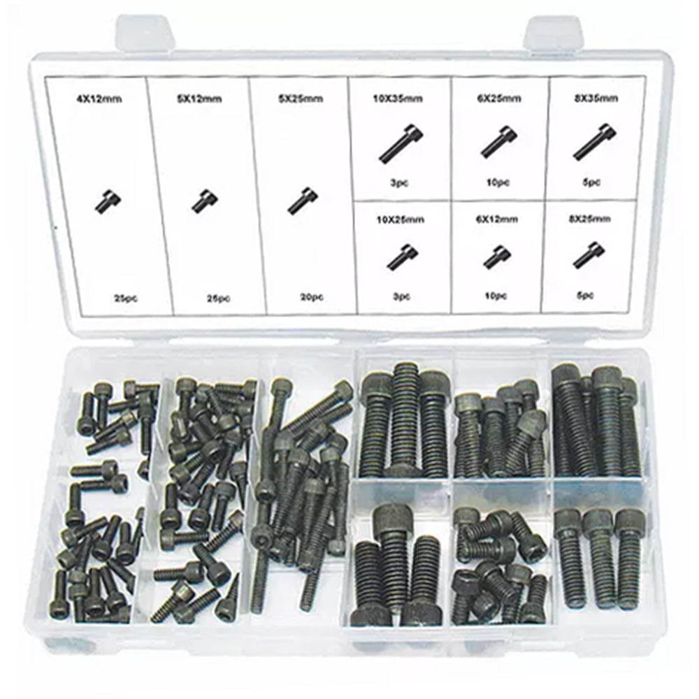 Braber 67.444.106 Allen Cap Screw Asst 106 Pcs Metric
