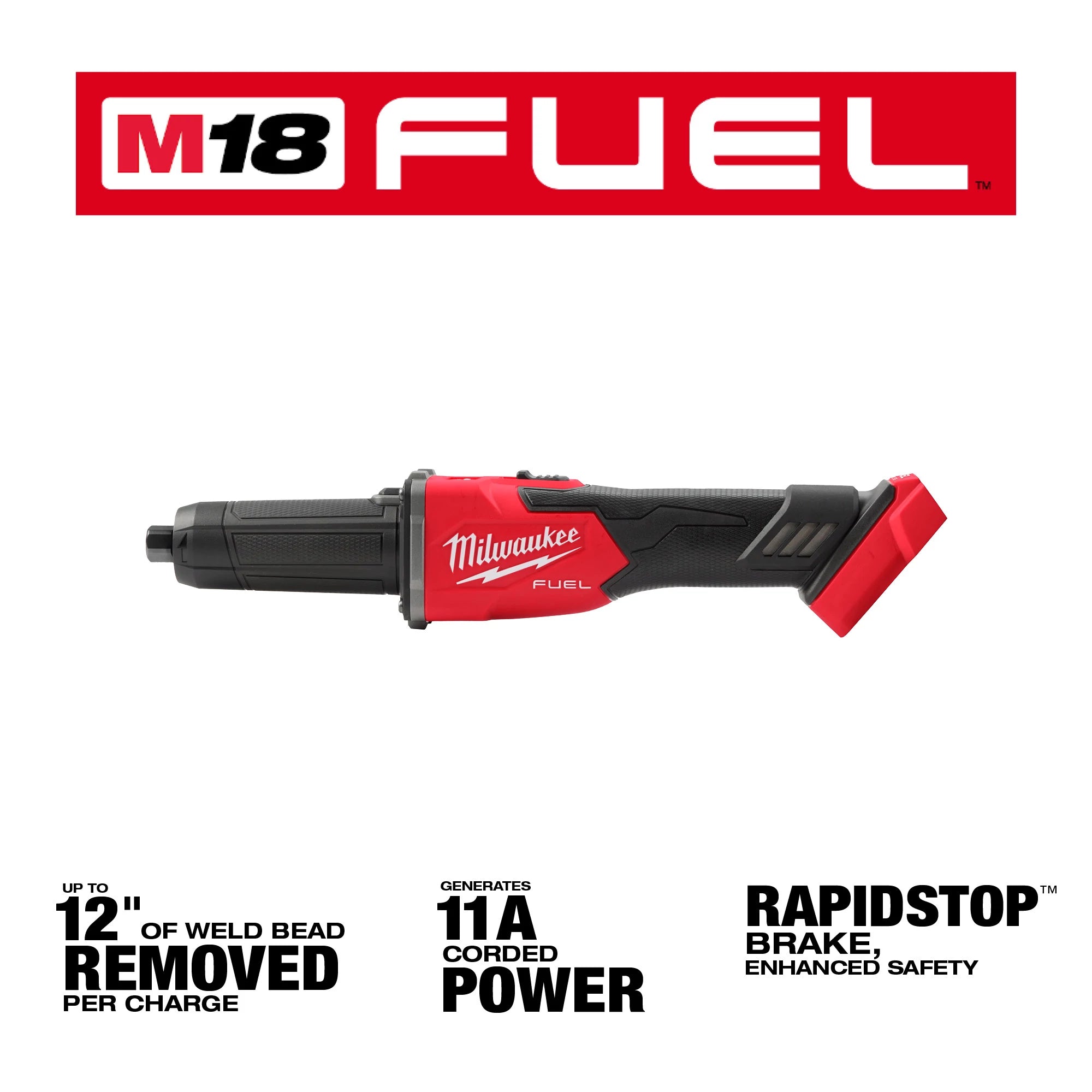 Milwaukee 2939-20 M18 Fuel Die Grinder Slide Bare
