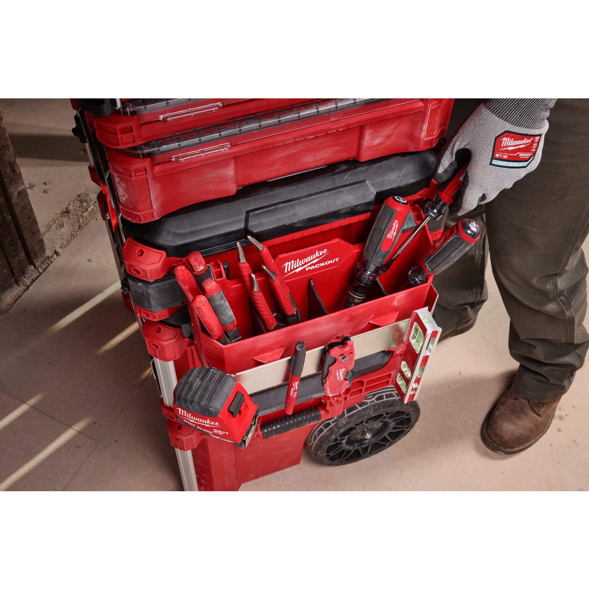 Milwaukee 48-22-8602 Packout Tool Box Caddy Attachment