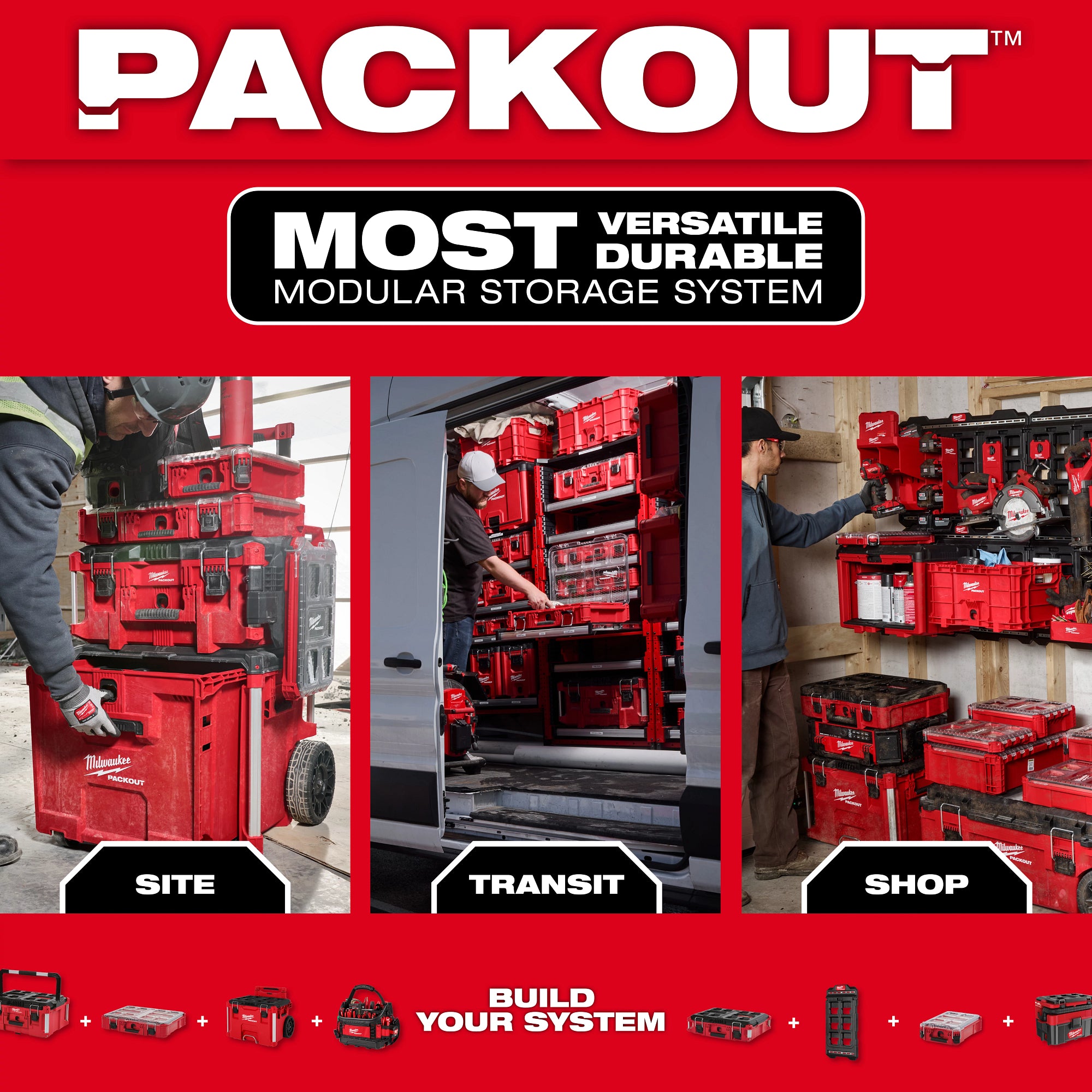 Milwaukee 48-22-8602 Packout Tool Box Caddy Attachment